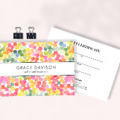 Bubble Tea Waterverf regenboog cirkel roze groen