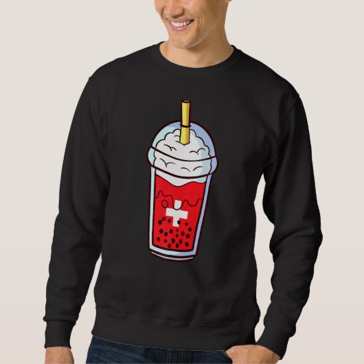 Bubble Tea Zwitsers Zwitserland Trui (Voorkant)