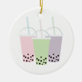 Bubble Teas Keramisch Ornament (Voorkant)