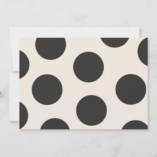 Bubble Trendy Afstuderen Announement Kaart (Achterkant)