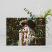 Bubble Trendy Folie Afstuderen kondiging Folie Uitnodiging (Staand Voorkant)