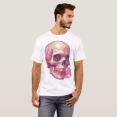 Bubble Trouble Schedel � Grappig Skelet Gum T-shirt (Voorkant volledig)
