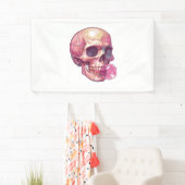 Bubble Trouble Skull – Grappig Gum Skelet Spandoek (Insitu)