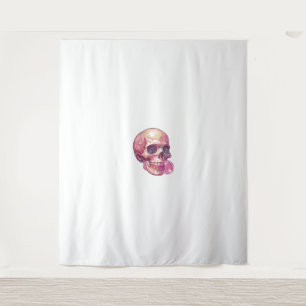 Bubble Trouble Skull – Grappig Gum Skelet Wandkleed