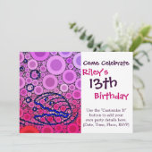 Bubble under the Zee Clam Shell Mosaic Art Kaart (Staand voorkant)