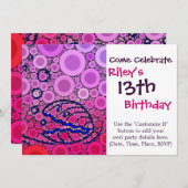 Bubble under the Zee Clam Shell Mosaic Art Kaart (Voorkant / Achterkant)