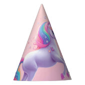 Bubble Unicorn Feesthoedjes (Voorkant)