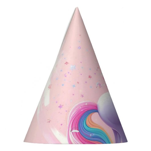 Bubble Unicorn Feesthoedjes (Links)