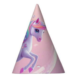 Bubble Unicorn Feesthoedjes