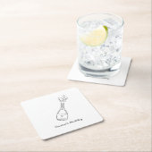 Bubble Verjaardagswensen Popping Champagne Fles Kartonnen Onderzetters (Insitu)