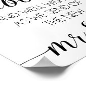 Bubble voor bruiloft poster (Hoek)