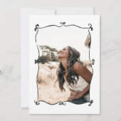 Bubble Vrijgezellenfeest Hand getrokken fotouitnod Kaart (Achterkant)