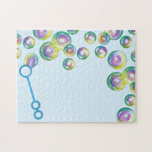 Bubble Wand Blue Legpuzzel (Horizontaal)