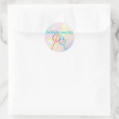 Bubble Waterverf Wand Kids Verjaardagsfeest Ronde Sticker (Tas)