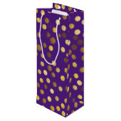 Bubble Wine Gift Bag Wijn Cadeautas (Achterkant Gekanteld)