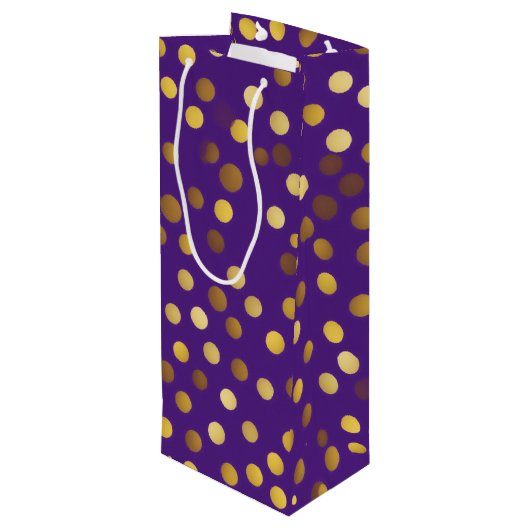 Bubble Wine Gift Bag Wijn Cadeautas (Achterkant Gekanteld)