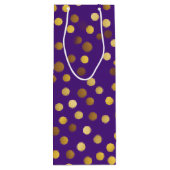 Bubble Wine Gift Bag Wijn Cadeautas (Achterkant)