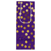 Bubble Wine Gift Bag Wijn Cadeautas (Voorkant)