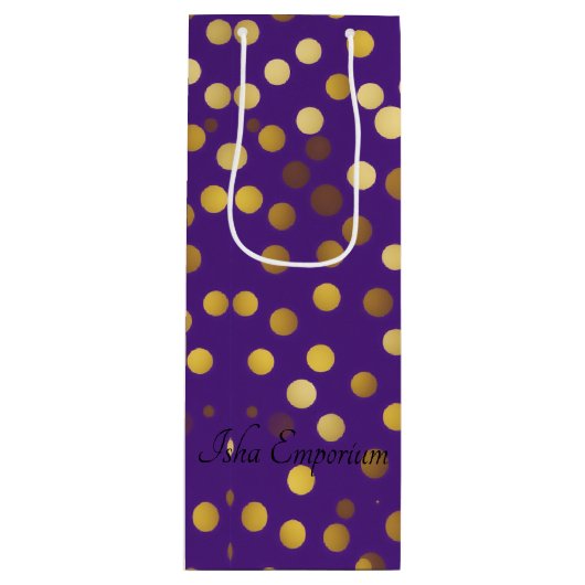 Bubble Wine Gift Bag Wijn Cadeautas (Voorkant)