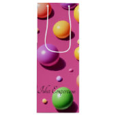 Bubble Wine Gift Bag Wijn Cadeautas (Voorkant)