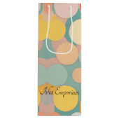 Bubble Wine Gift Bag Wijn Cadeautas (Voorkant)