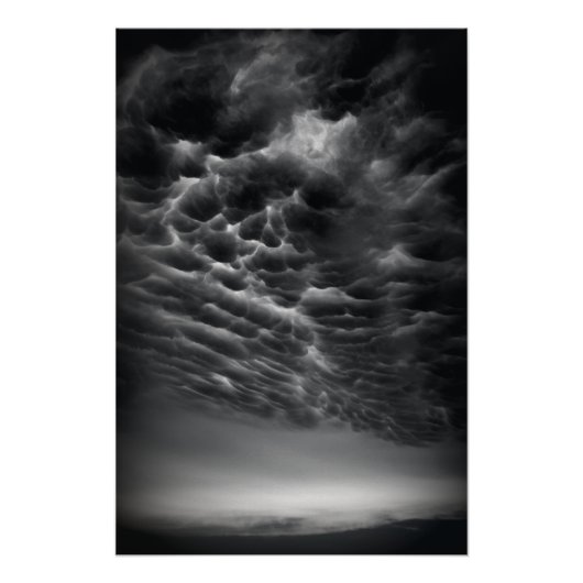 Bubble Wolken voor een Tornado Perfect Poster (Voorkant)