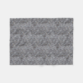 Bubble wrap fleece deken