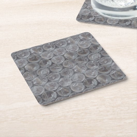 Bubble wrap kartonnen onderzetters (Schuin)