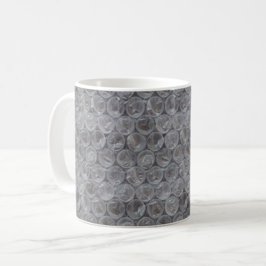 Bubble wrap koffiemok (Voorkant links)