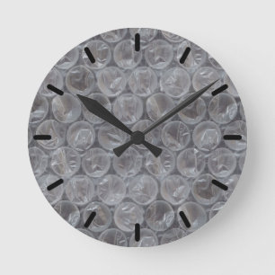 Bubble wrap ronde klok
