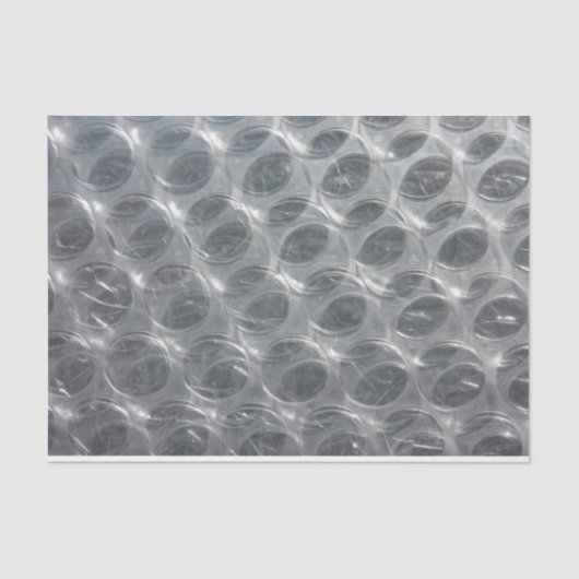 Bubble wrap ziet er leuk uit tissuepapier (Voorkant)