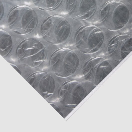 Bubble wrap ziet er leuk uit tissuepapier (Detail)
