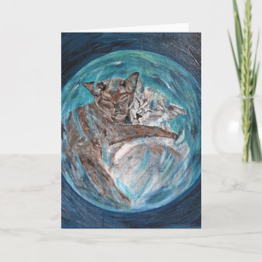 Bubblecats in Cyberspace Kaart (Voorkant)