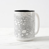 Bubbled Brew – Monochrome Mok (Voorkant rechts)