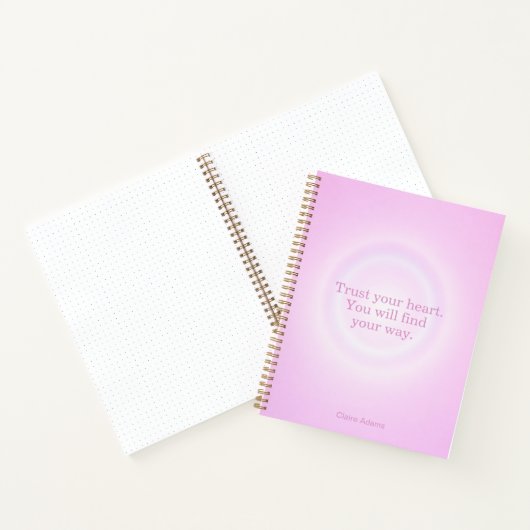 Bubblegum Aura Message Notebook Notitieboek (Binnen)