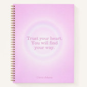 Bubblegum Aura Message Notebook Notitieboek (Voorkant)