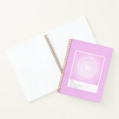 Bubblegum Aura Swatch Angel Number Notebook Notitieboek (Binnen)