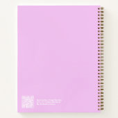 Bubblegum Aura Swatch Angel Number Notebook Notitieboek (Achterkant)