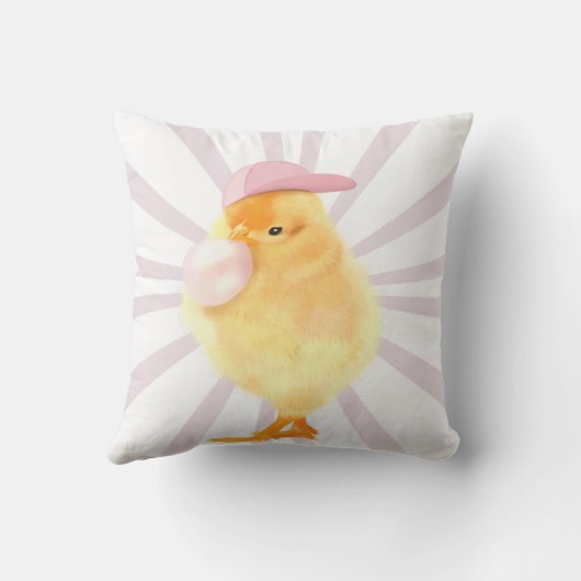 Bubblegum Baby Chick Kussen (Achterkant)