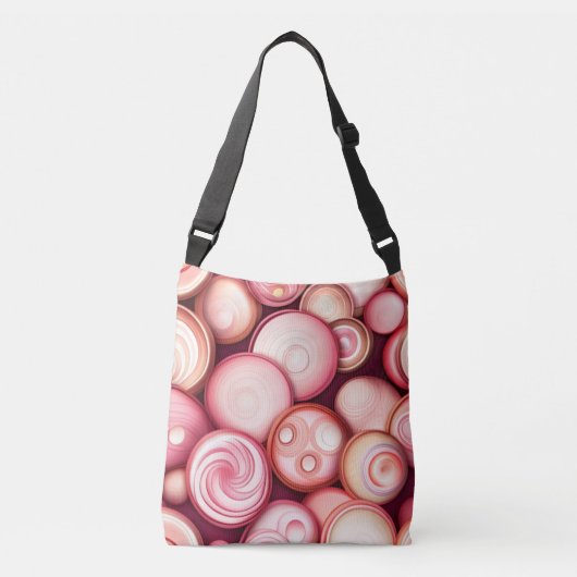 Bubblegum-bellen Crossbody Tas (Voorkant)