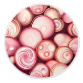 Bubblegum-bellen Keramische Knop (Voorkant)