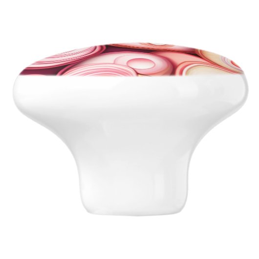 Bubblegum-bellen Keramische Knop (Zijkant)