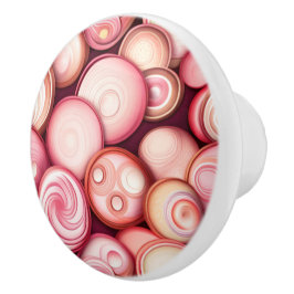 Bubblegum-bellen Keramische Knop