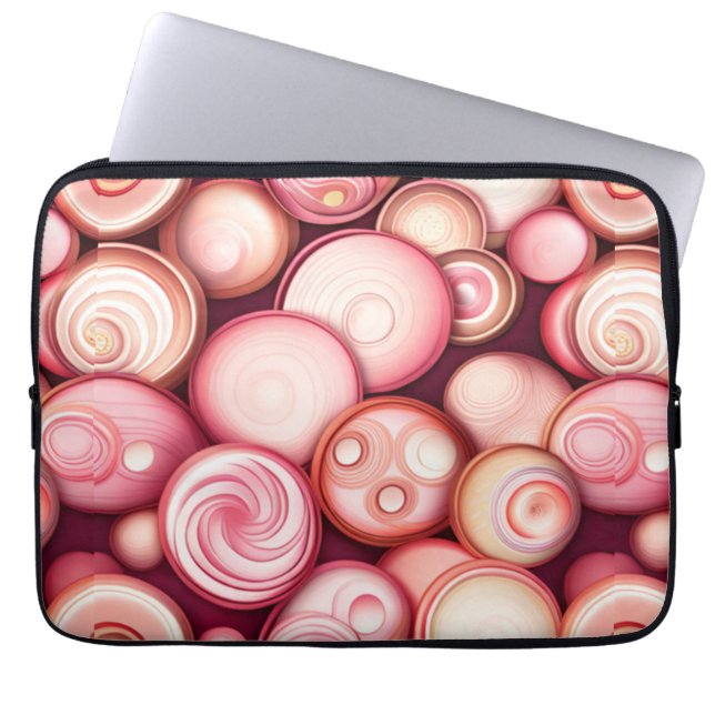 Bubblegum Bellen Laptop Sleeve (Voorkant)
