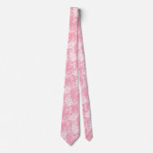 Bubblegum Bloem Batik Stropdas (Voorkant)