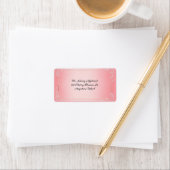 Bubblegum Blush Bruiloft  Etiket (Insitu)