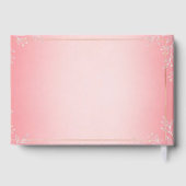 Bubblegum Blush Bruiloft Gastenboek (Achterkant)