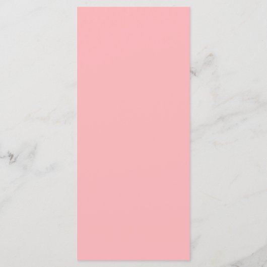 Bubblegum Blush Bruiloft Menu (Achterkant)