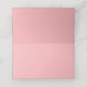 Bubblegum Blush Bruiloft Plaatskaartje (Binnenkant ongevouwen)