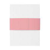 Bubblegum Blush Bruiloft Uitnodigingen Wikkel (Achterkant Voorbeeld)